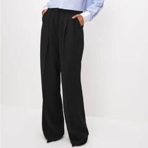 Good American Women's Luxe Suiting Wide-Leg Pants
